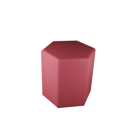 Hexagonal Prism  3D Icon
