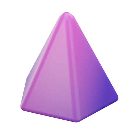 Hexagonal pyramid  3D Icon