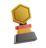 Hexagonal Trophy