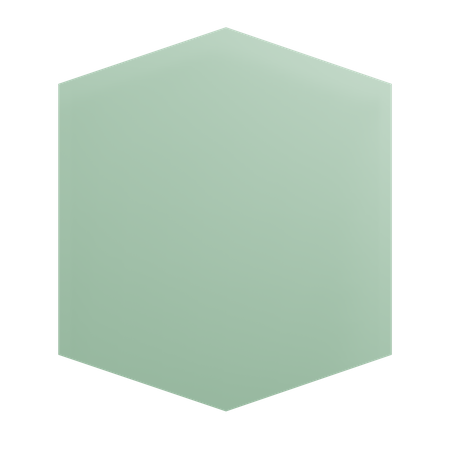 Hexagonal Vertical  3D Icon