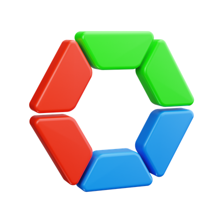 Hexagone  3D Icon