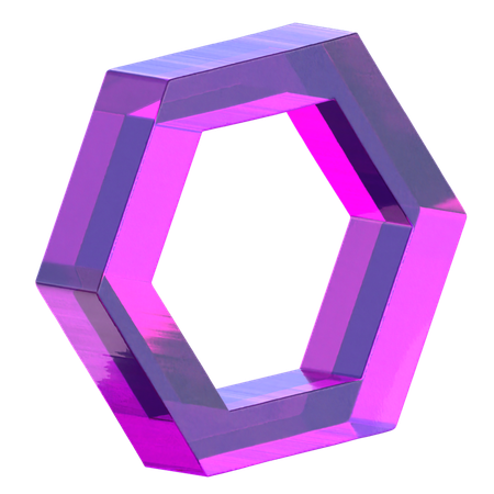 Hexagone  3D Icon