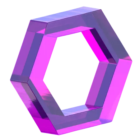 Hexagone  3D Icon