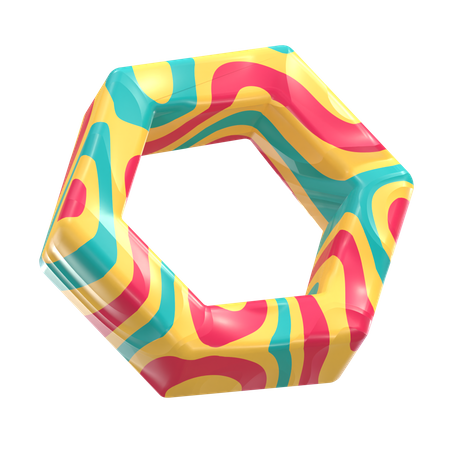 Hexagone  3D Illustration