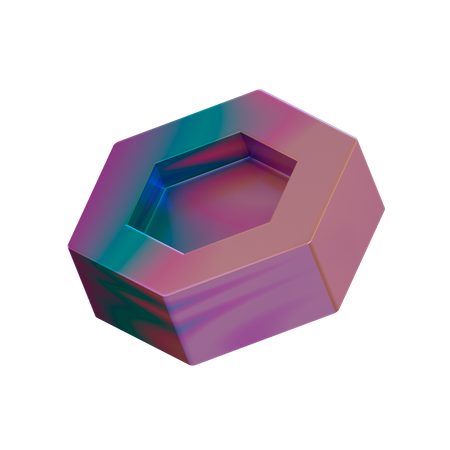 Hexagone  3D Illustration