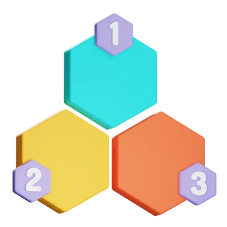 Hexagone  3D Icon