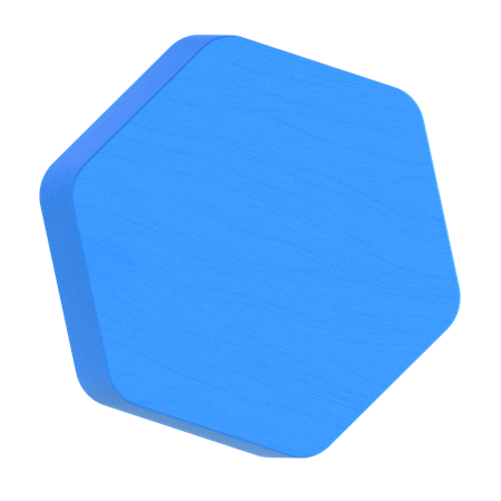 抽象的な六角形  3D Icon