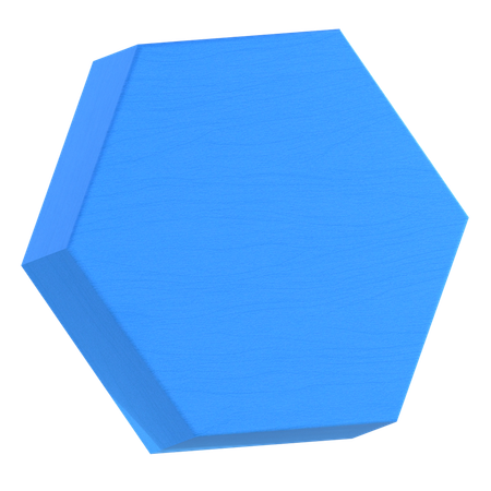 抽象的な六角形  3D Icon