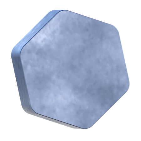抽象的な六角形  3D Icon