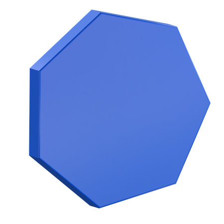 Hexagone Abstract  3D Icon