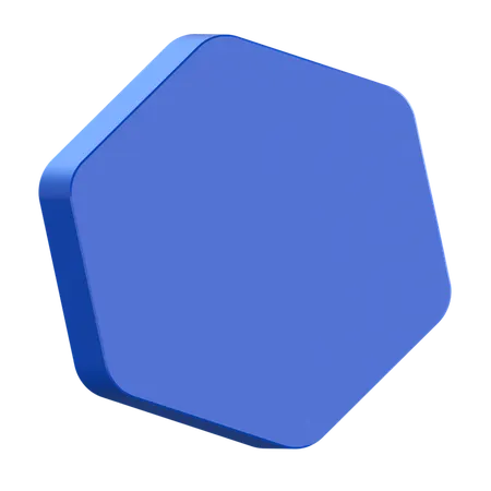 Hexagone Abstract  3D Icon