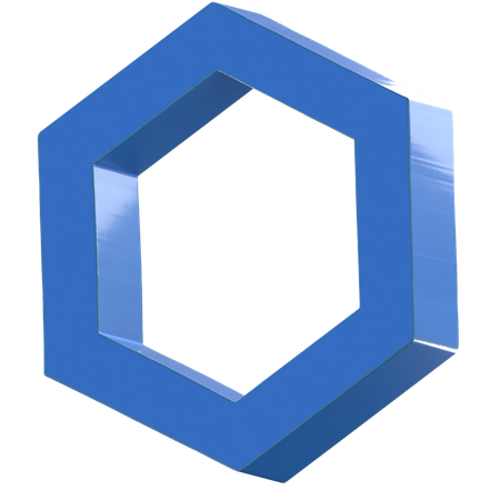 Hexagone Abstract  3D Icon