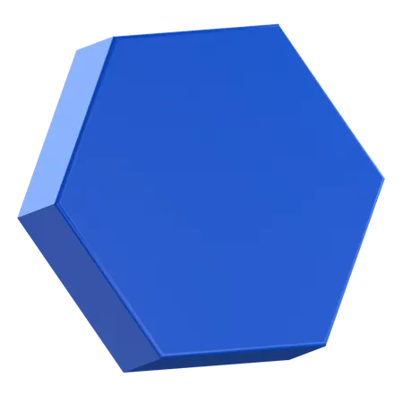 Hexagone Abstract  3D Icon