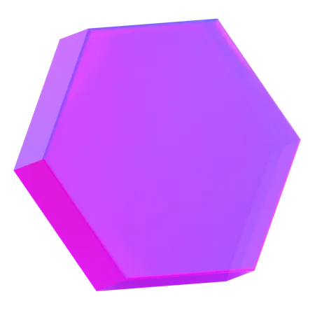 Hexagone Abstract  3D Icon