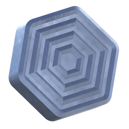 Hexagone Maze  3D Icon