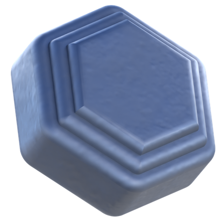 Hexagone Podium  3D Icon