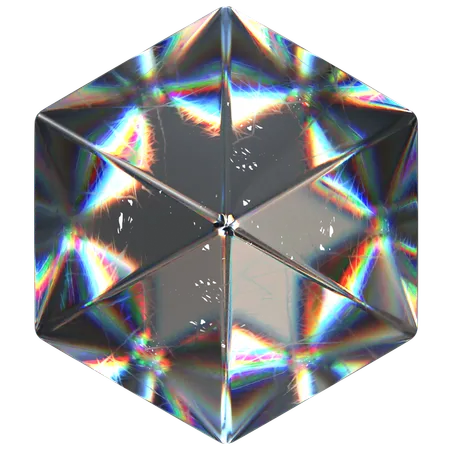 Hexagone Shape  3D Icon