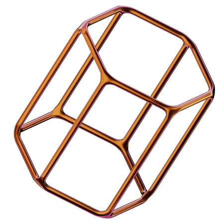 Hexágono  3D Icon