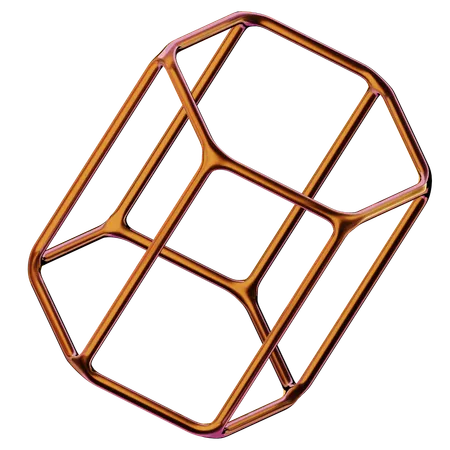 Hexágono  3D Icon