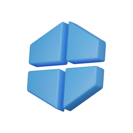 Hexágono  3D Icon