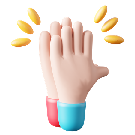 Hi Five  3D Icon