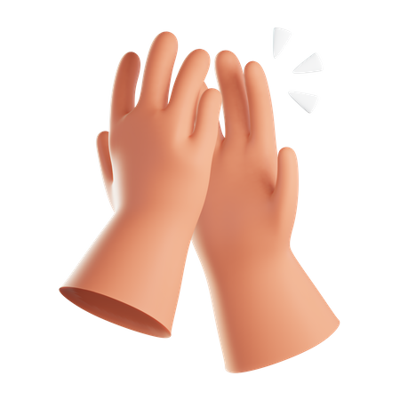 Hi Five  3D Icon