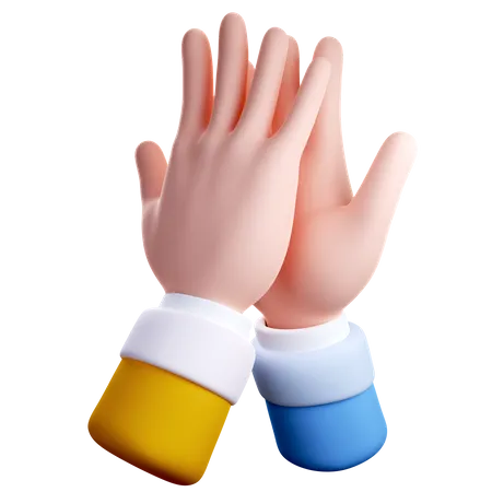 Hi Five Hand Gesture  3D Icon