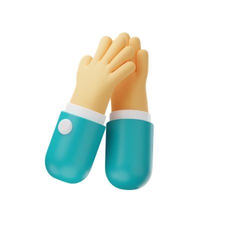 Hi Five Hand Gesture  3D Icon