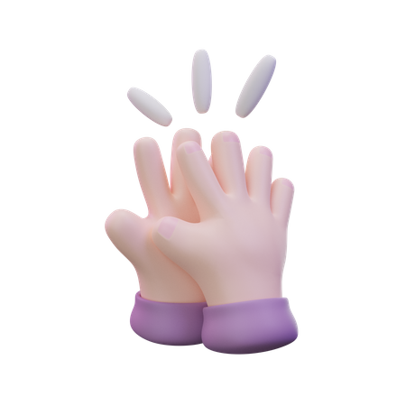 Hi Five Hand Gesture  3D Icon