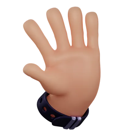 Hi Gesture  3D Icon