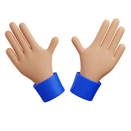 Hi hand gesture  3D Icon