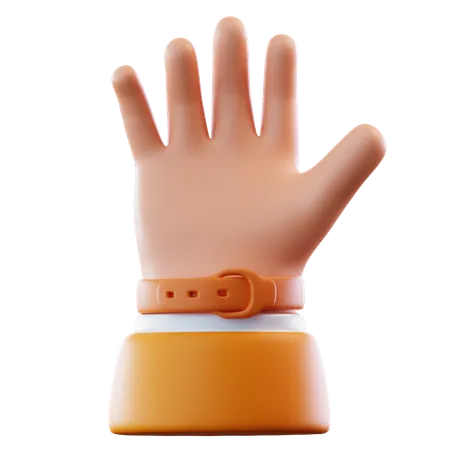 Hi Hand Gesture  3D Icon