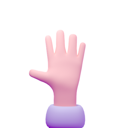 Hi Hand Gesture  3D Icon
