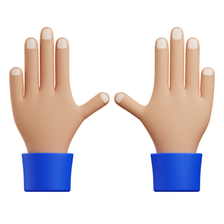 Hi hand gesture  3D Icon