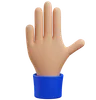 Hi hand gesture
