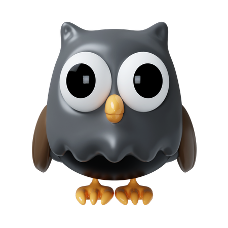 Hibou  3D Icon