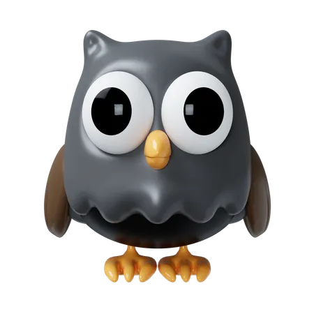 Hibou  3D Icon