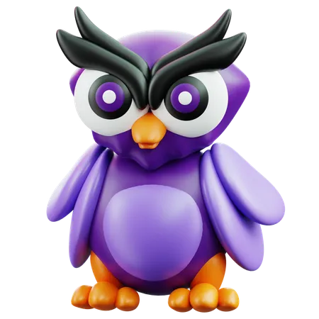 Hibou  3D Icon