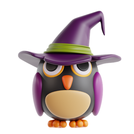 Hibou  3D Icon