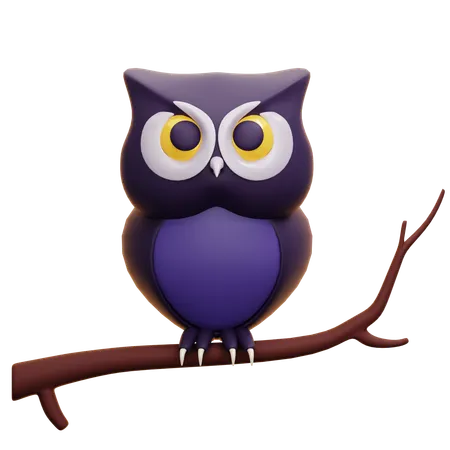 Hibou  3D Icon