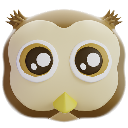 Hibou  3D Icon