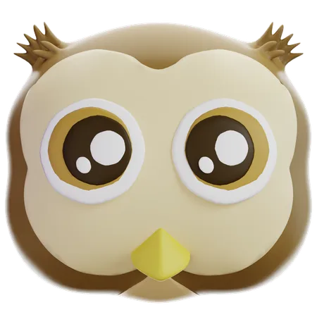 Hibou  3D Icon