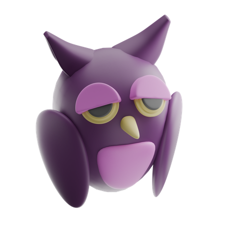 Hibou  3D Icon