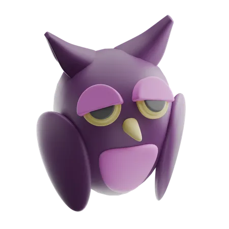 Hibou  3D Icon