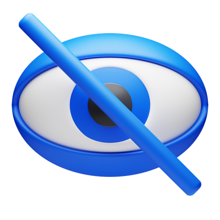 Hidden  3D Icon