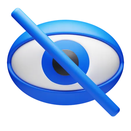 Hidden  3D Icon