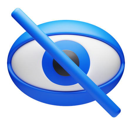 Hidden  3D Icon