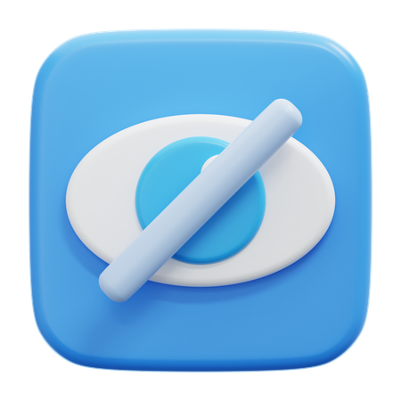 Hidden  3D Icon