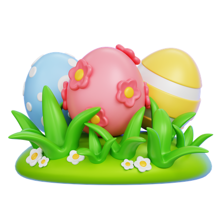 Hidden Eggs  3D Icon