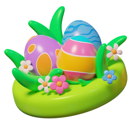 Hidden Eggs  3D Icon